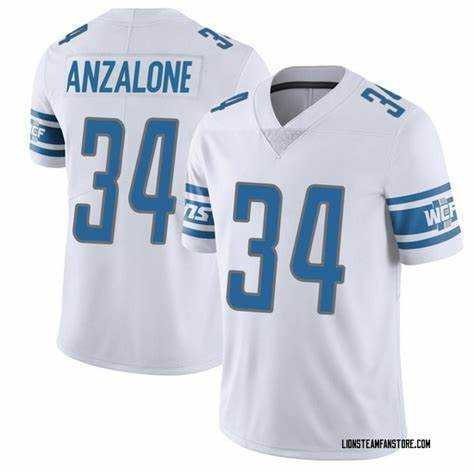 Men & Women & Youth Detroit Lions #34 Alex AnzaloneWhite Vapor Untouchable Limited Stitched Jersey->detroit lions->NFL Jersey
